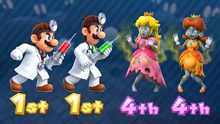 【マリオパーティ Wii＆Switch】ドクターチーム VS ゾンビチーム！2対2＆8人用ミニゲーム対決！マリオ＆ルイージ VS ピーチ＆デイジー 4K (UHD)
