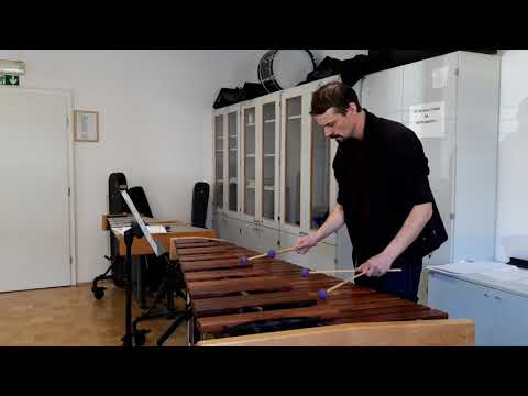 Practicing marimba #3 - Mark Ford - Oakland