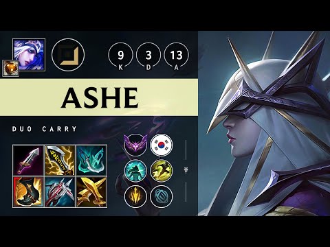 Ashe ADC vs Tristana - KR Master Patch 25.17