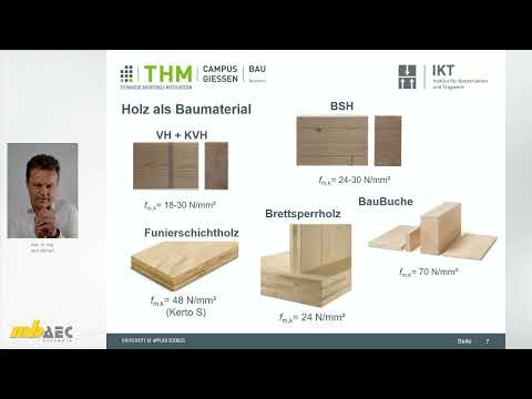 mbinar-Serie  Weiterbildung 2023, Prof. Dr.-Ing. Jens Minnert, Brandschutz im Holzbau, Teil 1