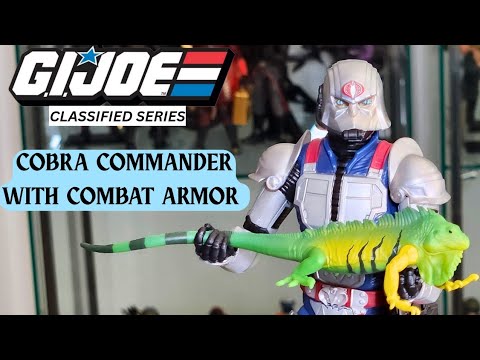 GI JOE CLASSIFIED SERIES COBRA COMMANDER WITH COMBAT ARMOR