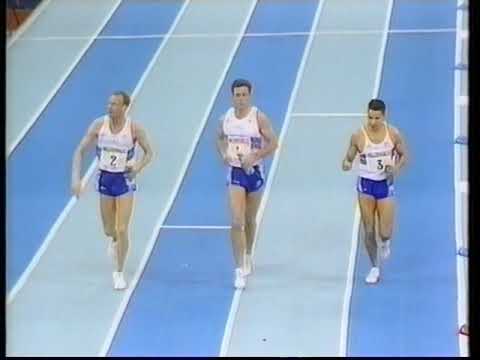Sharpe, McKean and Steele - 800m GB v. USA Indoor Match, NIA, Birmingham 1993.