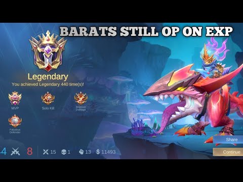 BARATS IS BACK !! EXPLANE BARATS STILL OP USING DAMAGE BUILD | BEST BUILD ON 2025 | MLBB🦖