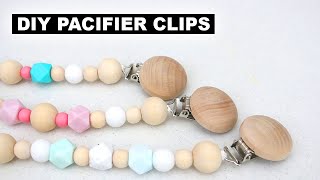 How to Make Silicone Pacifier Clips - DIY Tutorial | Jenelle Nicole