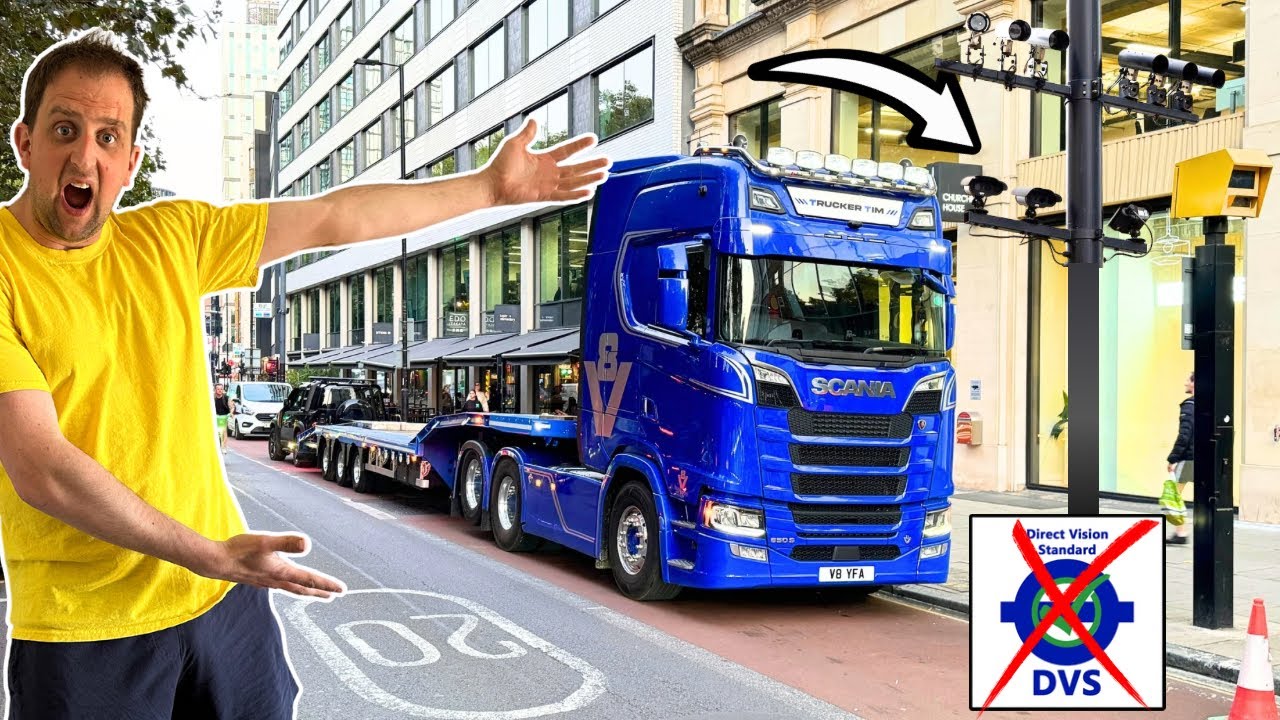 SCANIA V8 INTO THE CENTRE OF LONDON | *NO PERMIT* | #truckertim