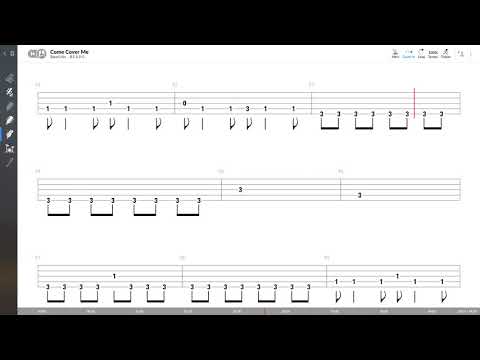 Nightwish - Come Cover Me (BASS TAB PLAY ALONG)