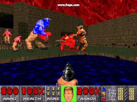 baronlord vs cyberdemon doom