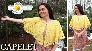 Easter Capelet - Child & Adult Sizes - using Pound of Love by Lion Brand