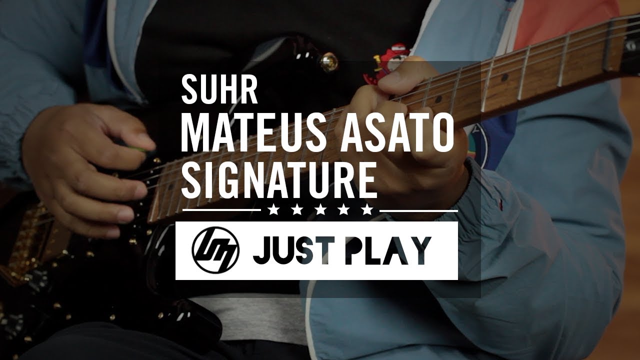 Suhr Mateus Asato Classic S Antique Signature Guitar - Classic Black
