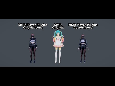 Vam MMD Custom bone test (Ghost rule / Hatsune Miku VR Motion)