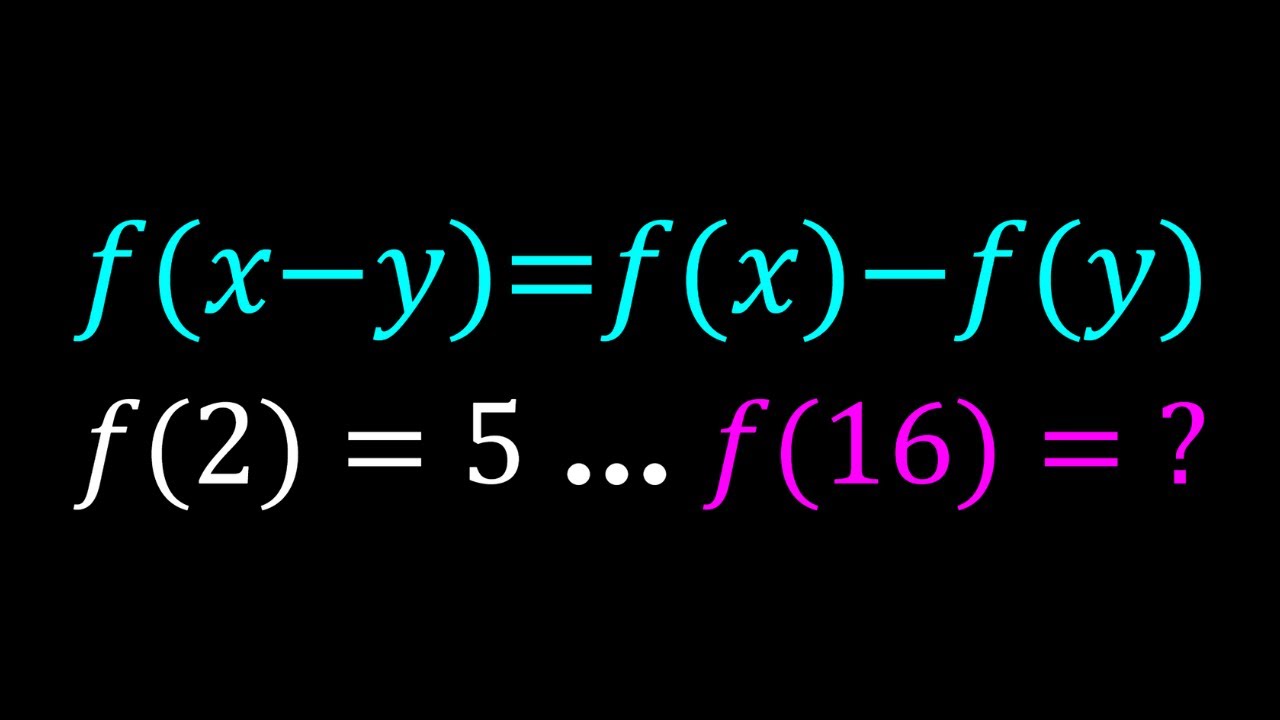 Let's Solve A Cauchy Functional Equation