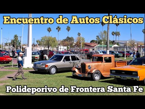Encuentro de Autos Clásicos en Frontera ..!🏍Rugir Frontera estuvo presente con las Motos Antiguas 