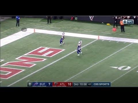 Tre'Davious White FIRST NFL TD - Bills vs. Falcons 10/1/17