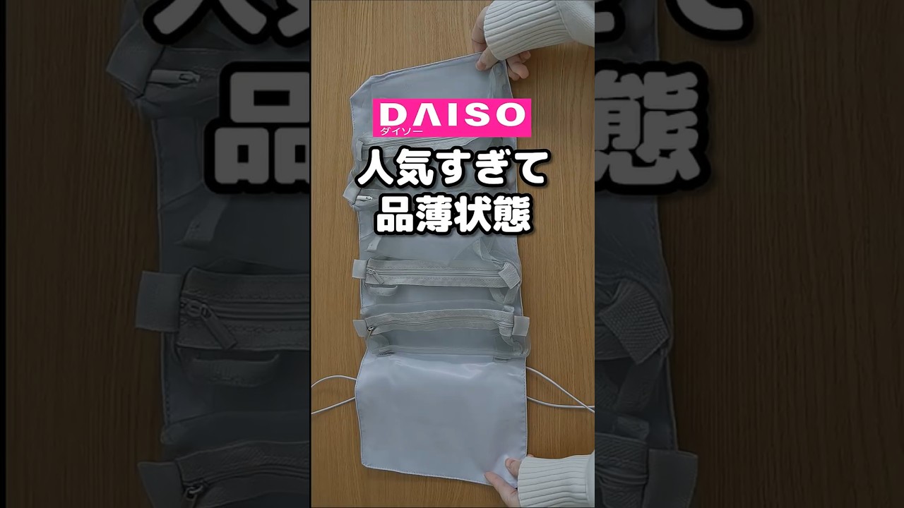 トラベル化粧バッグ #ダイソー #100均