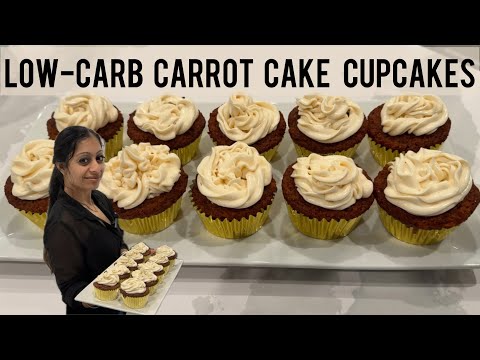 Carrot Cake Cupcakes | Low-Carb, Moist, Delicious, and Guilt-Free! 
