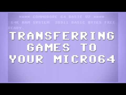 Micro Guide on adding more games to the Micro64 mini C64 machine