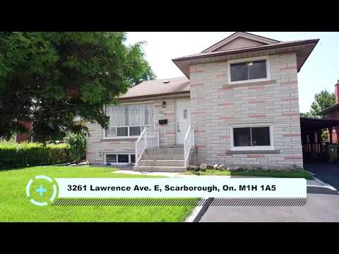 3261 Lawrence Ave. E, Scarborough, On. M1H 1A5 / HD / Virtual Tour