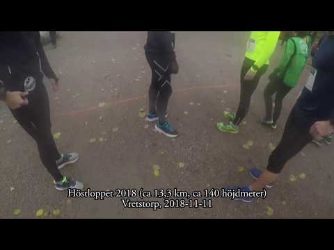 Höstloppet 2018 - 13,3 km (Löparperspektiv)