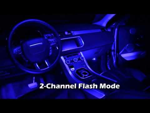 XKGLOW 4x12inch Single Color LED Car Truck Accent Interior Light Kit