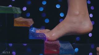 Oddly Satisfying ASMR: Walking on 12 Surreal Materials! 👣✨