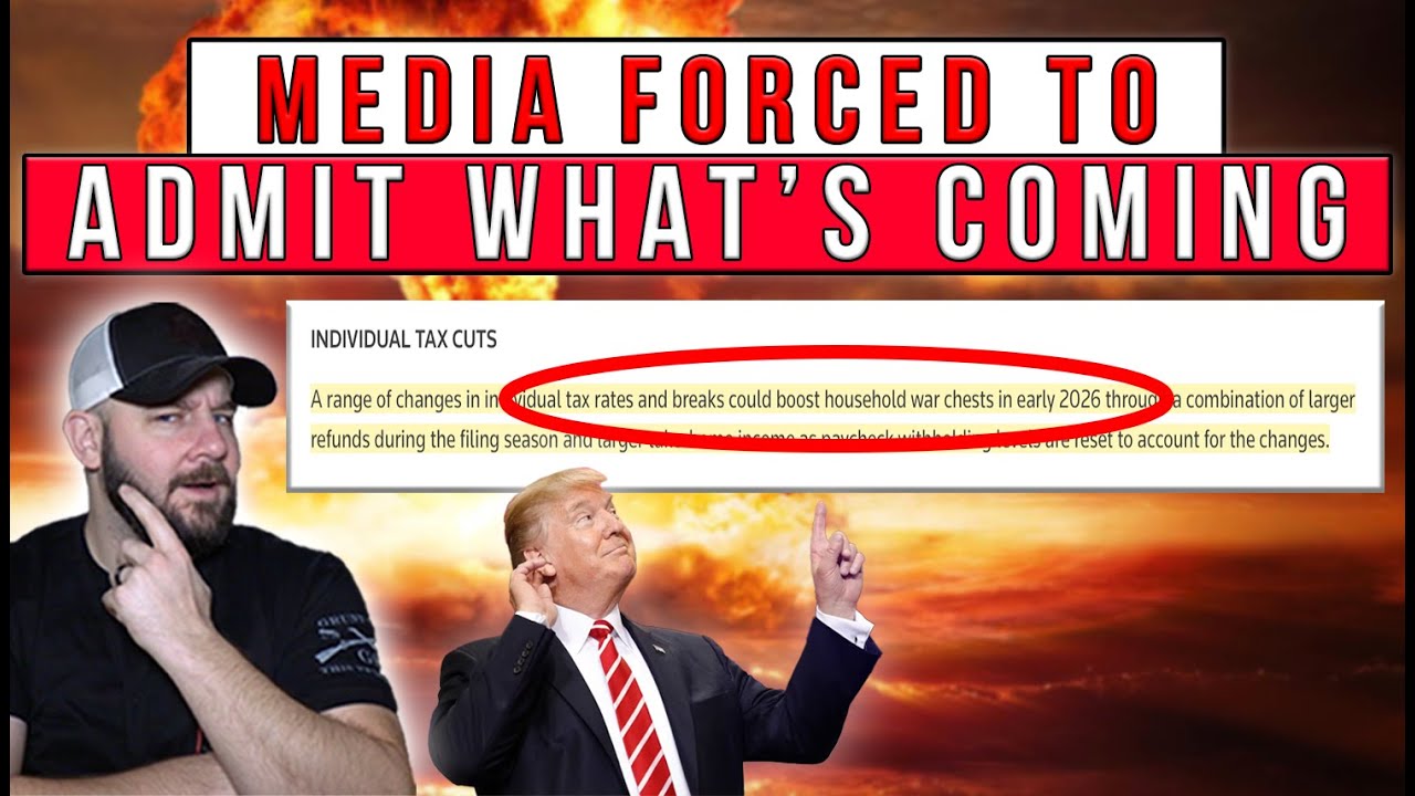 HELL FROZEN As Media Has NO CHOICE But To Admit The AVALANCHE Of Tax Refunds That Are Coming...