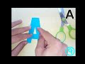 DIY Basic Letter Cutting For Beginners From A To Z UPPERCASE 2x3 Inches