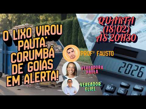 A taxa de lixo em Corumbá de Goiás