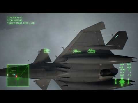 XFA-33A Fenrir Mod. Mission 7: First Contact. Ace Combat 7.