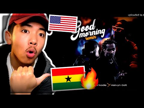 Stonebwoy - Good Morning Remix Ft Sarkodie x Kelvyn Colt (Audio) AMERICAN REACTION! Ghana Music USA