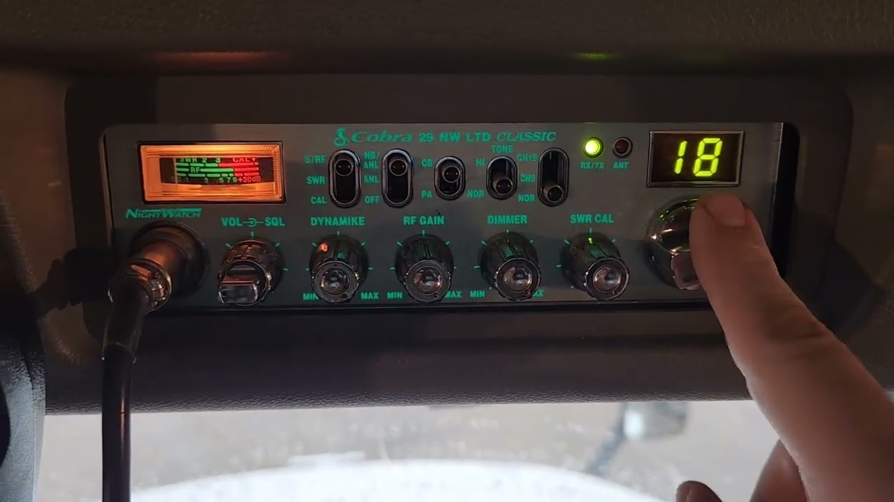 How to set up a CB radio for a semi truck!