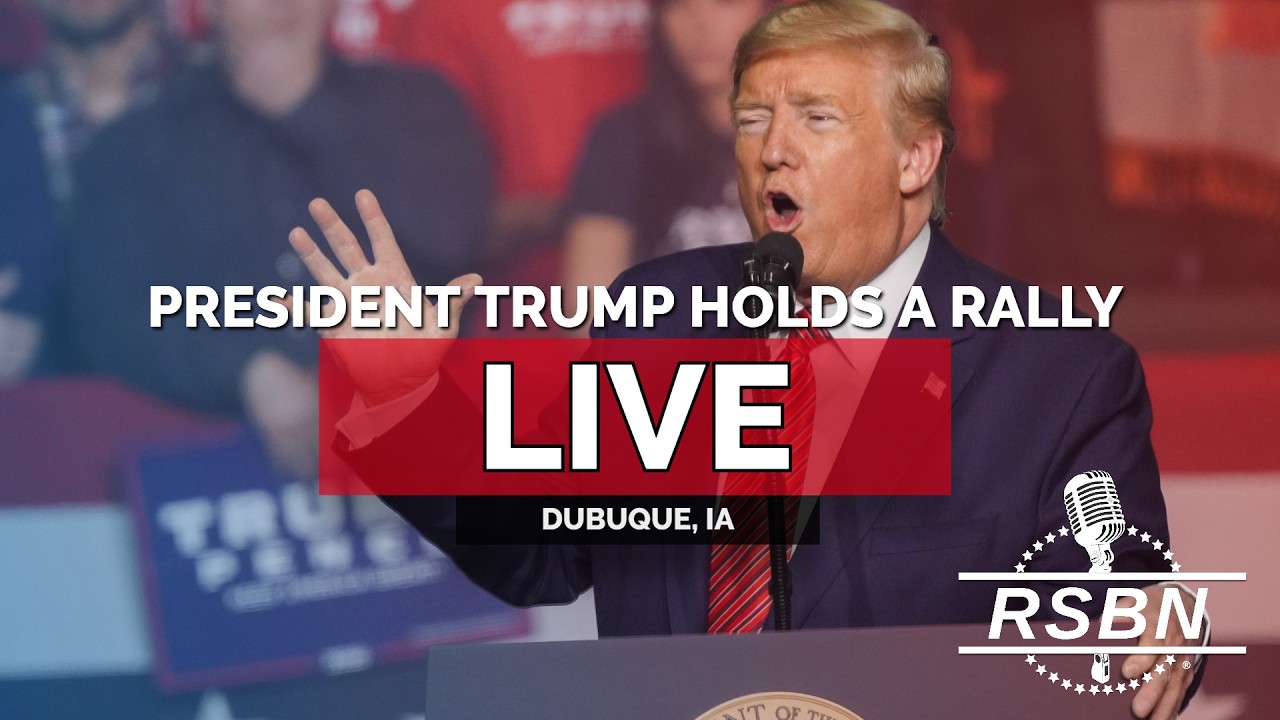 LIVE: President Trump Holds a Rally in Dubuque, IA- 11/01/26