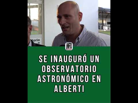 Kicillof inauguró un observatorio astronómico en el Municipio de Alberti
