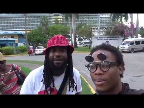 KANABIS SELFI TV LIVE WITH THE JAMROCK REGGAE CRUISE FREESTYLE KING SUPERNATURAL  IN JAMAICA