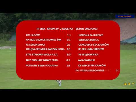 Skrót meczu ⚽️ KS Lublinianka - Cracovia II SSA Kraków 🏆2022-08-13.