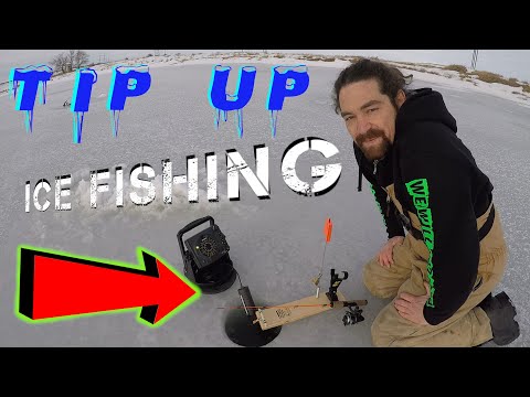 How To Use A Tip Up Ice Fishing! EASY And A MUST HAVE For Fishing!