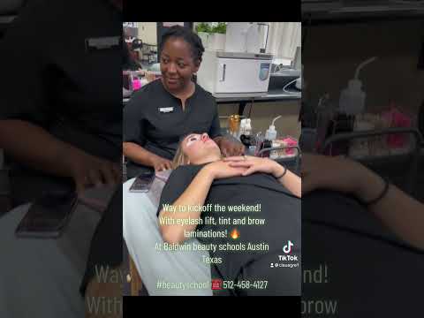 Learn Eyelash lift, brow lamination and tint!!!! The best  ever! 🙌🏻🤩 @baldwinbeautyschools3248