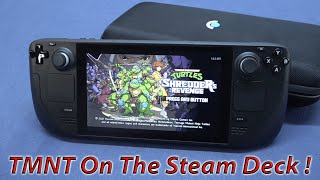 TMNT Shredder's Revenge on Steam Deck - A Blast To The Past ! 😎