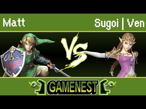 Matt (Link) vs Sugoi | Ven  (Zelda) - Wii U Winners R2 SIU