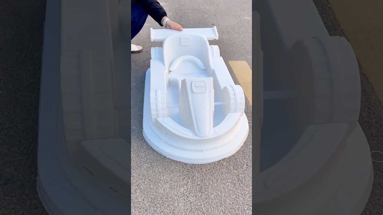 I printed an amusement park bumper car with a 3D printer! 🔥 #3dprinting