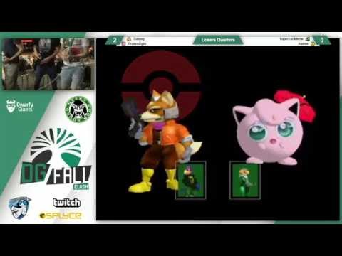 DGFall 16 - DaLung + FrozenLight Vs. Supercat Moew + Kaese - Losers Quarters - Melee Doubles