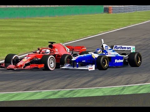 Ferrari F1 2018 vs Williams F1 1997 - Monza