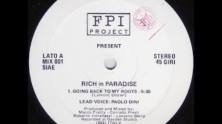 FPI Project - Rich in Paradise (Original Version) / sound from vinyl 1989