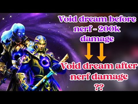 Shadow fight 3 || Void dream Before nerf ☠☠ ➡️ After nerf ☠