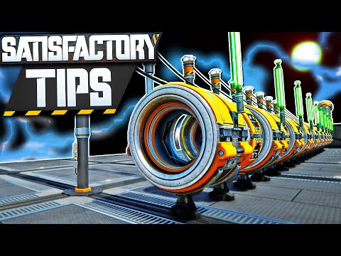 Building a REALITY BREAKING Hyperloop Accelerator and other Satisfactory Hyper Tubes Tips!