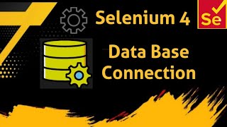 19 Selenium - Java : How to connect to Postgres Data Base