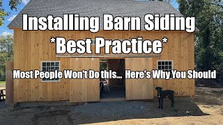 How To Install Siding On A Barn | Best Practice