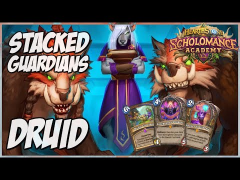 Stacked Guardians Druid | Surviving Standard 179 | Scholomance Academy | Hearthstone