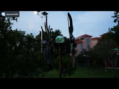 Retro Water Lilies Win Wind Spinner  WWT 207L