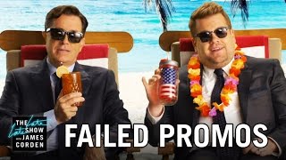 Failed Network Promos w/ Stephen Colbert & James Corden