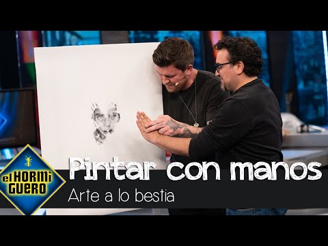 Russell Powell lleva el arte de pintar con las manos “a un nivel superior” - El Hormiguero